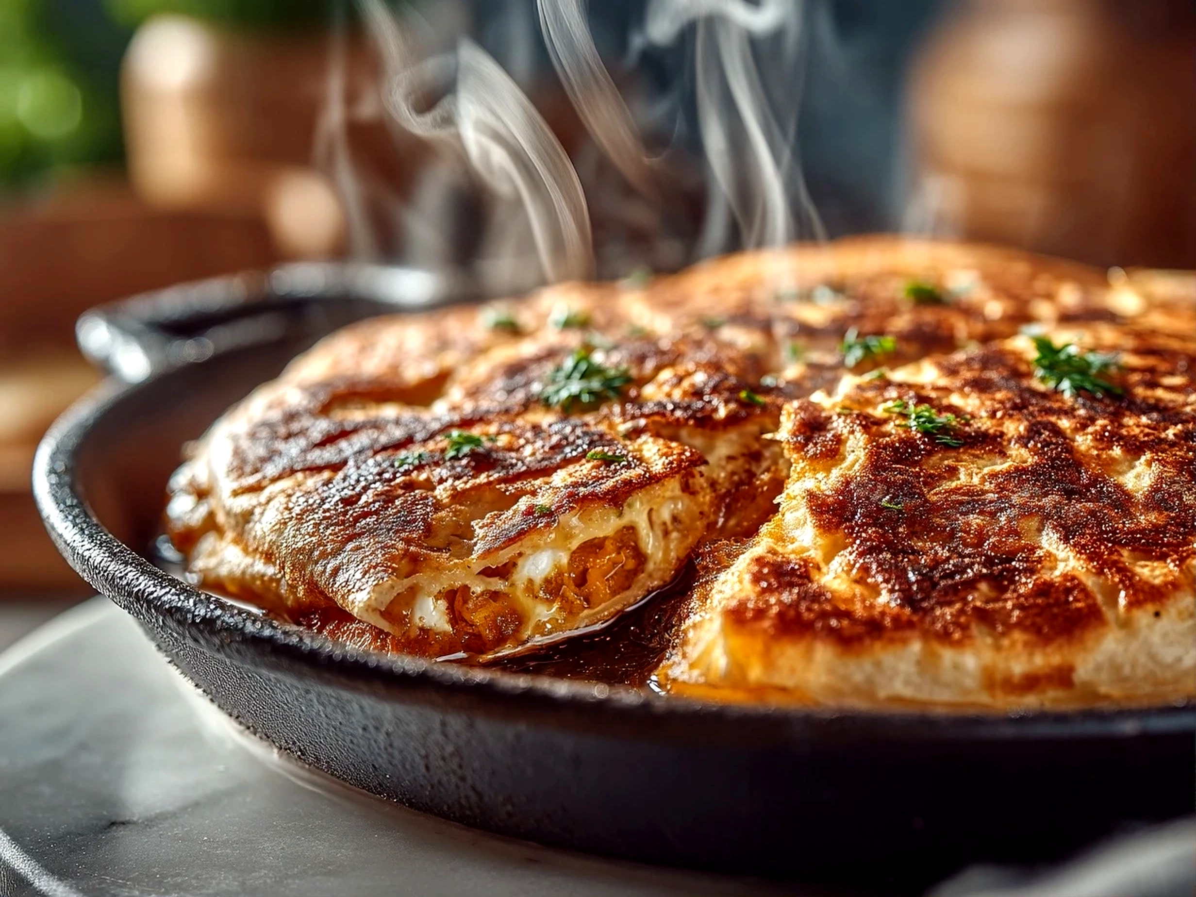 Beautiful Pumpkin Quesadilla Close-Up
