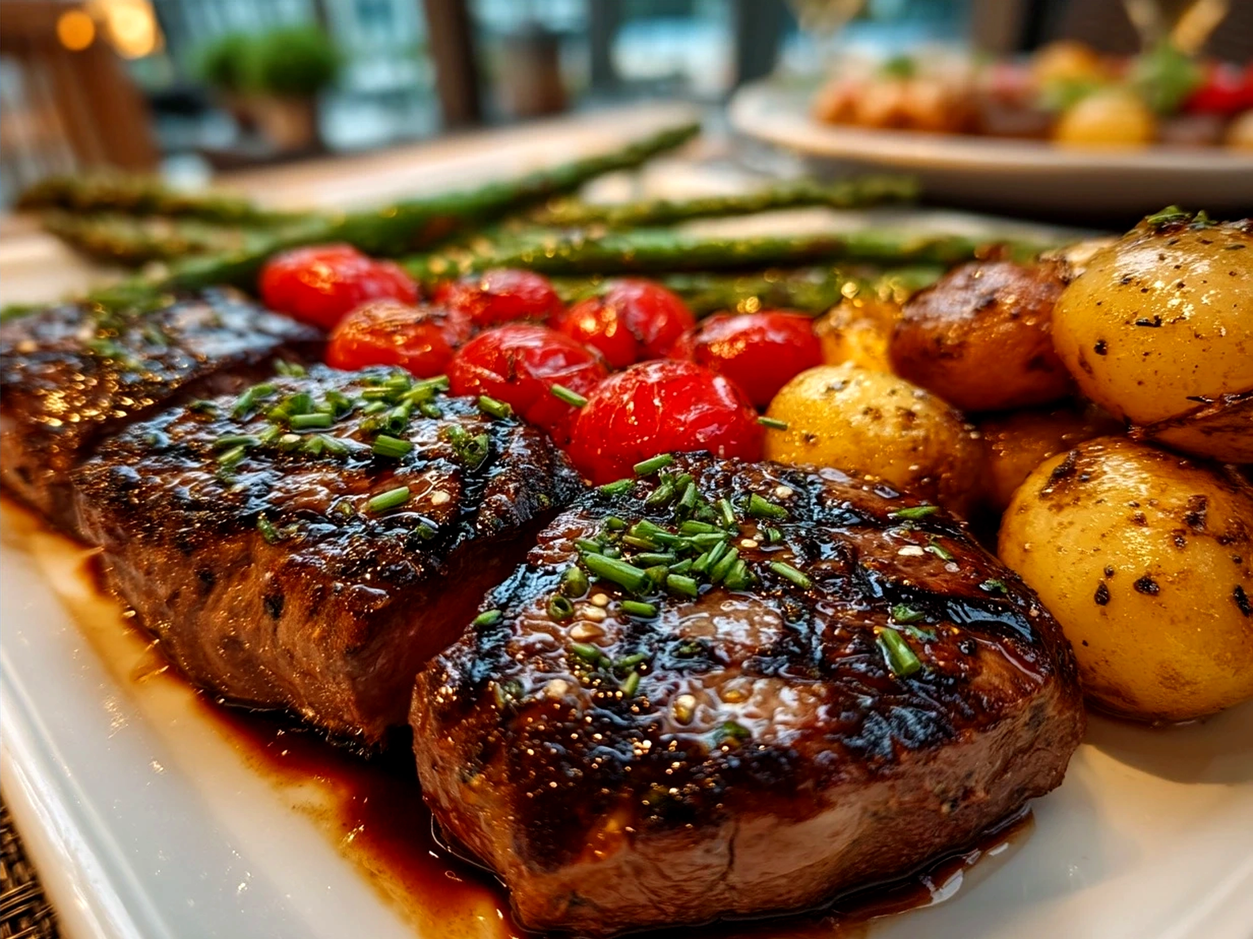 A deliciously served Buffalo Chickpea Wrap with fresh veggies and creamy dressing