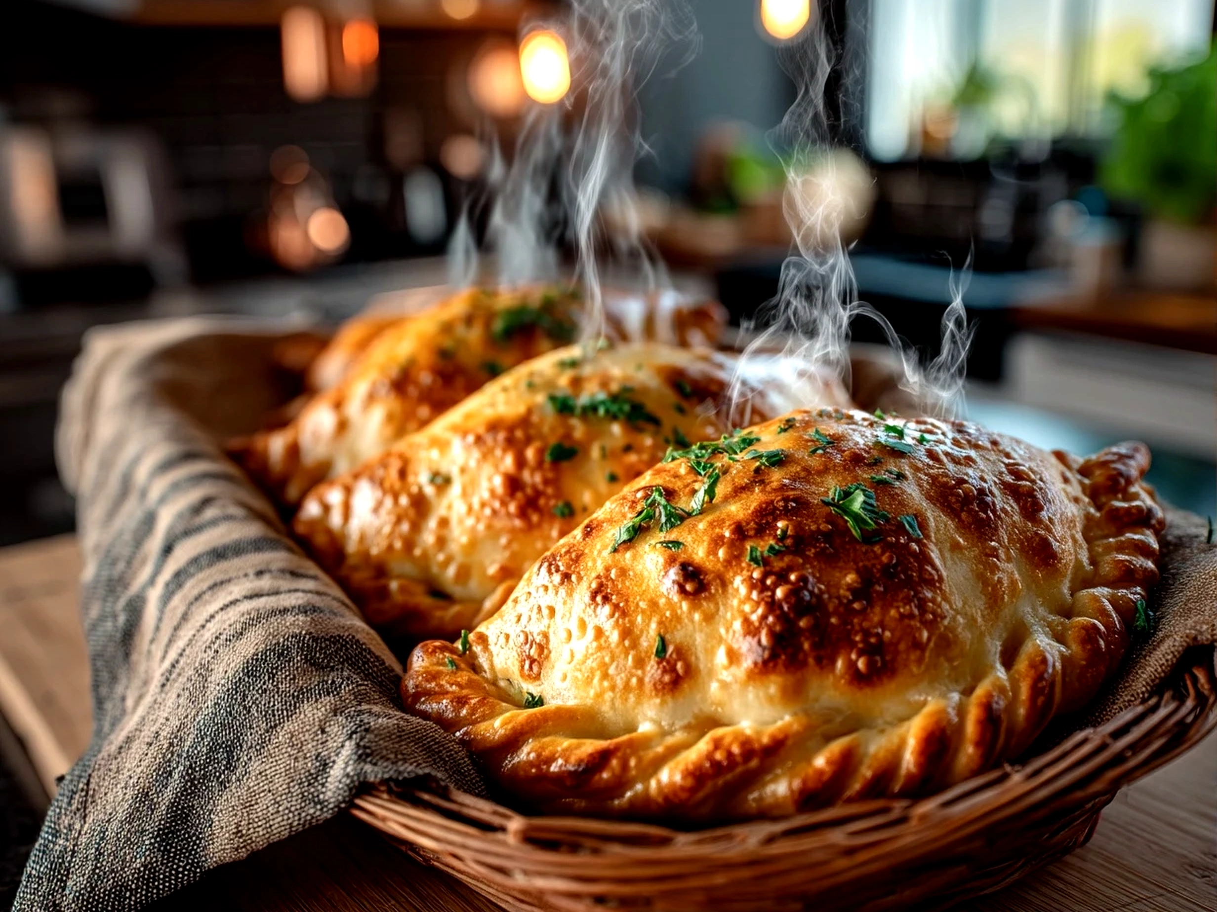 Delicious Touchdown Calzones Ready to Serve