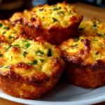 Freshly baked cheddar jalapeño cornbread muffins