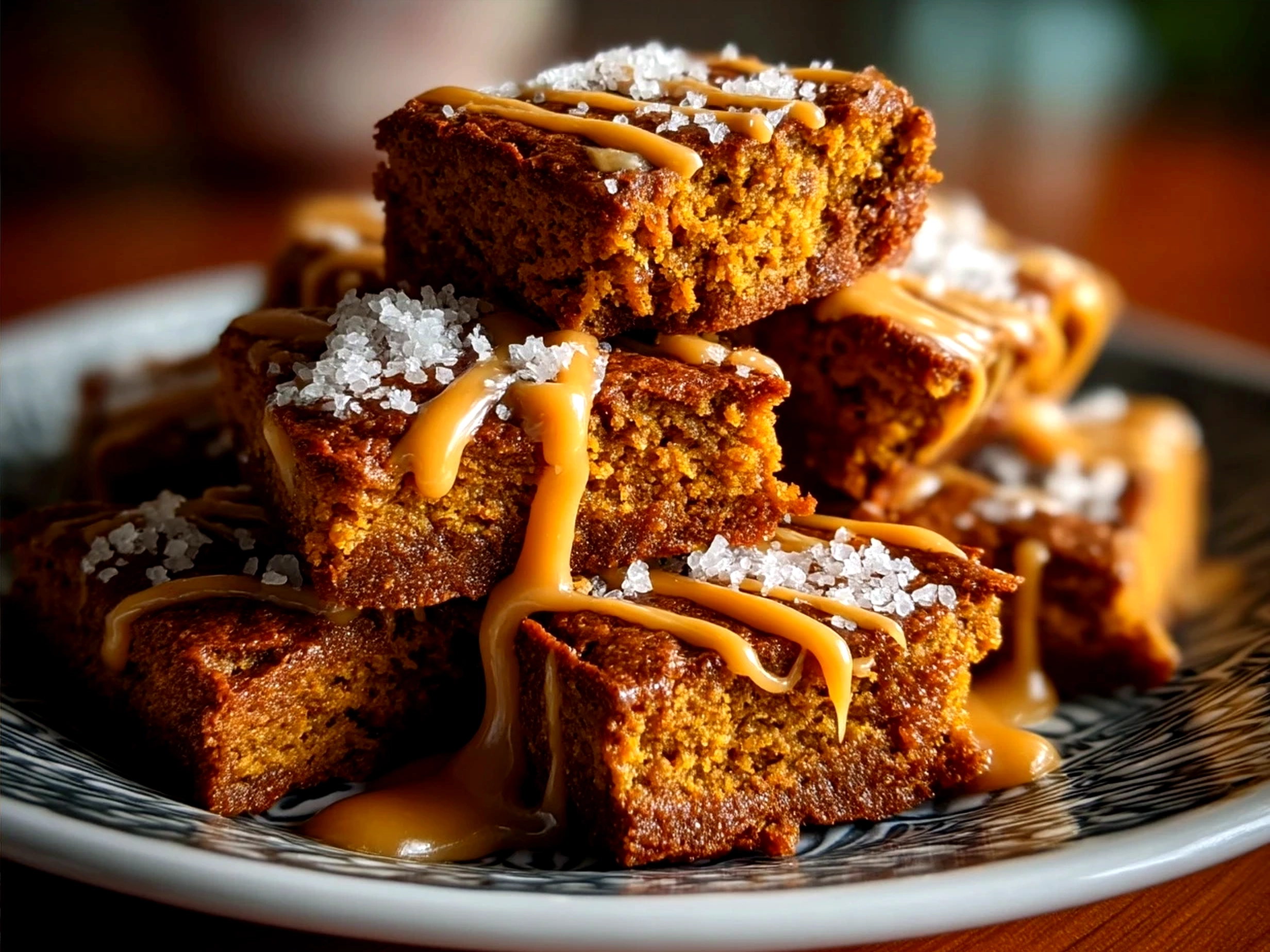 Finished Gingerbread Protein Snacks displayed on a rustic wooden board with cinnamon sticks and star anise