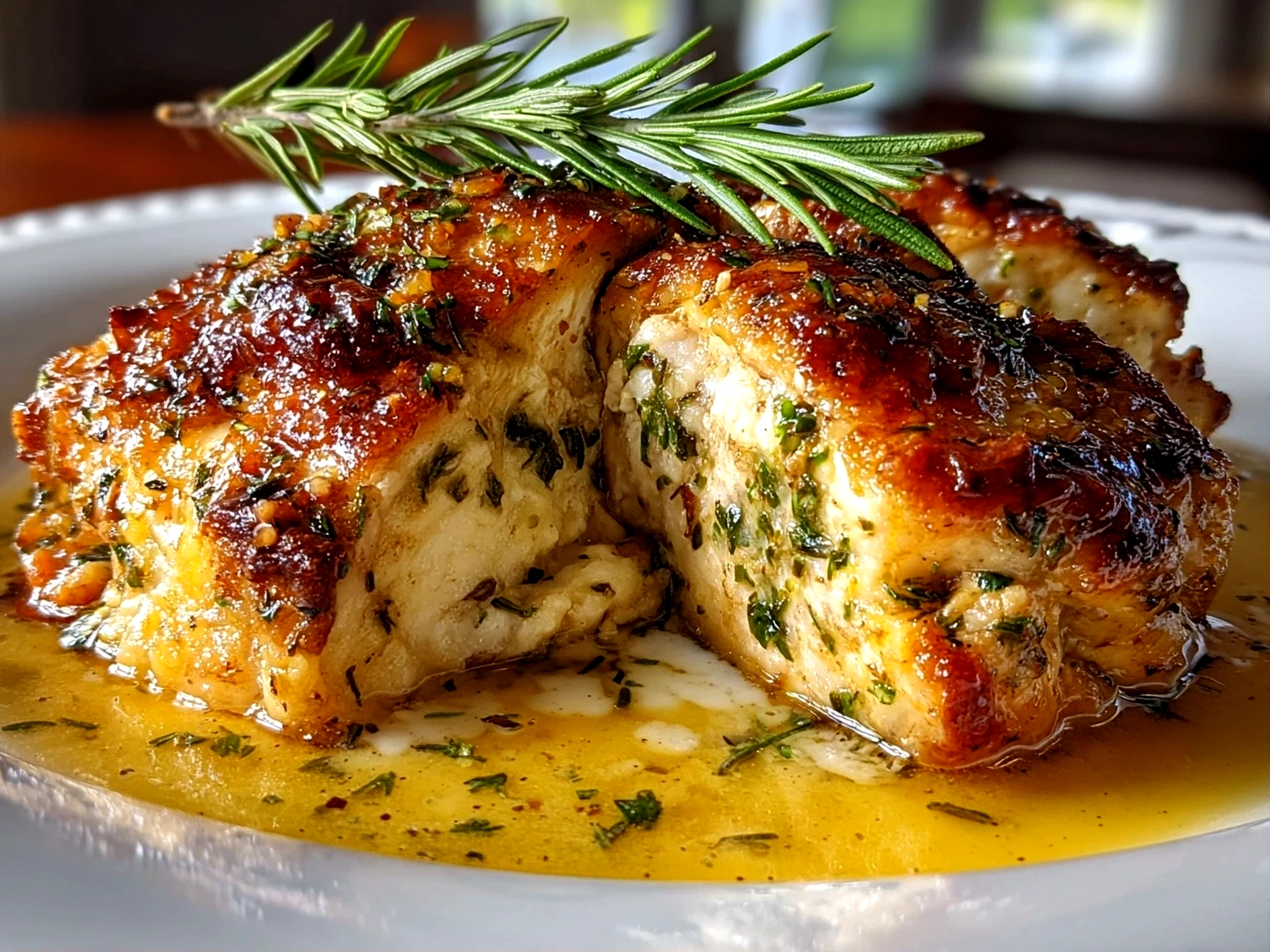 Homemade Crock Pot Angel Chicken plated