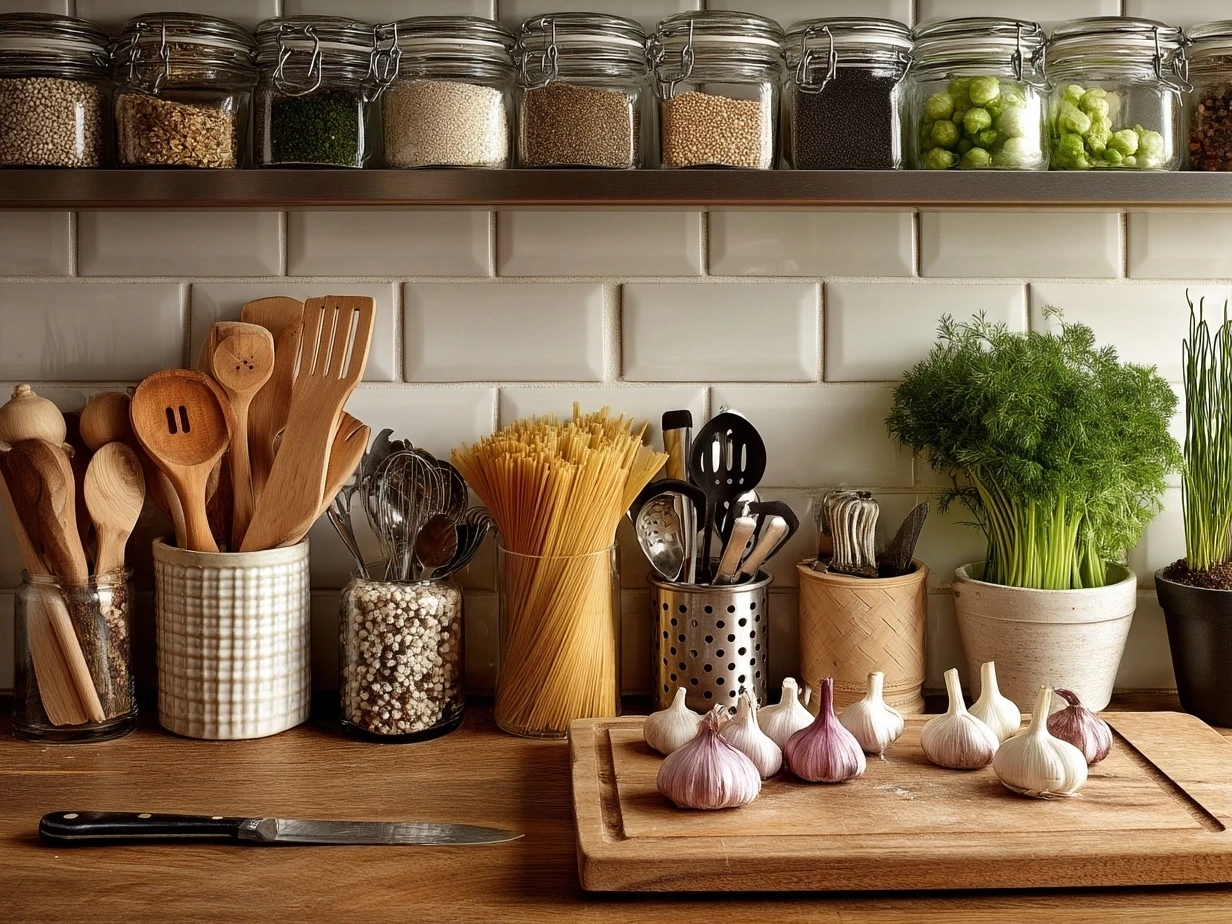 Ingredients for Slow Cooker Italian Beef Sandwiches including beef roast, pepperoncini peppers, Italian seasoning, and sandwich rolls