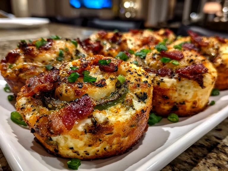 Close-up of freshly prepared Jalapeno Popper Pinwheels on white plate