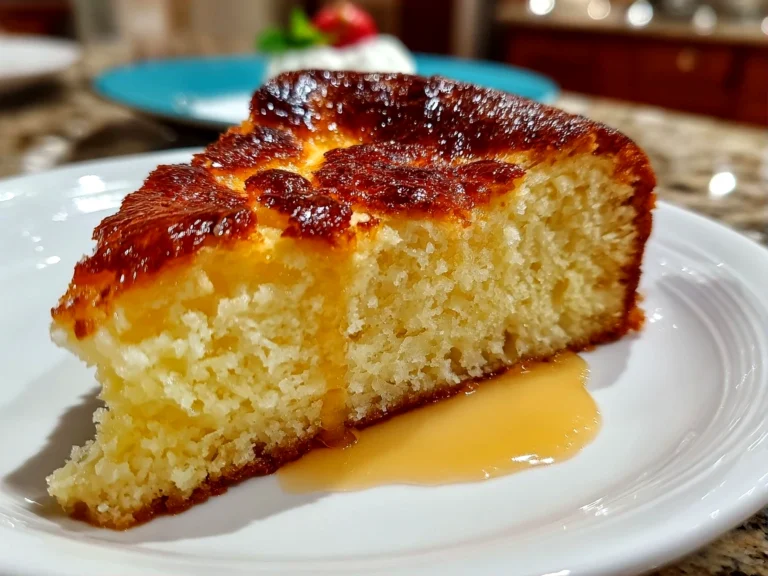 Comforting homemade 3 Ingredient Creamy Yogurt Cake