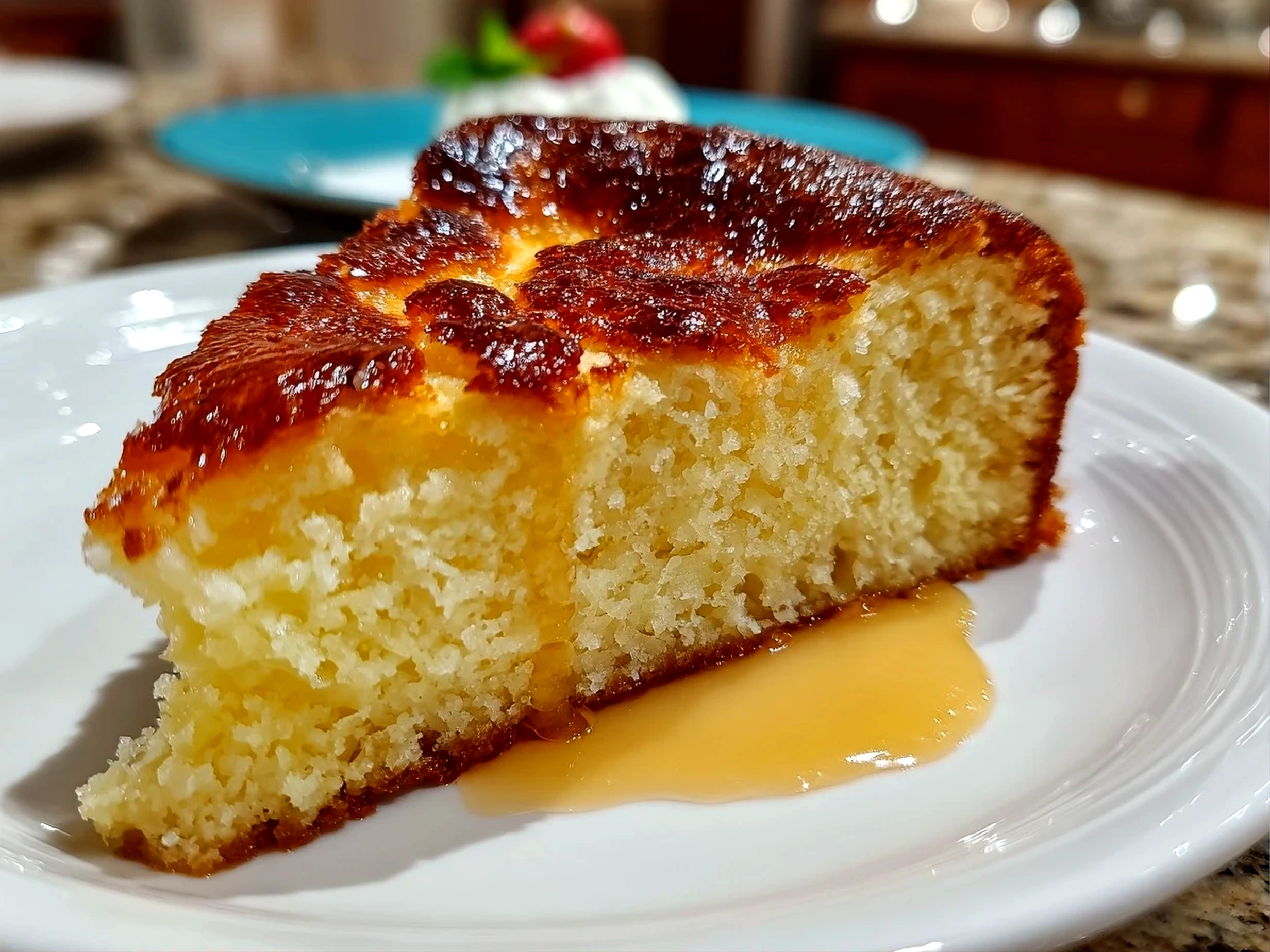 Comforting homemade 3 Ingredient Creamy Yogurt Cake