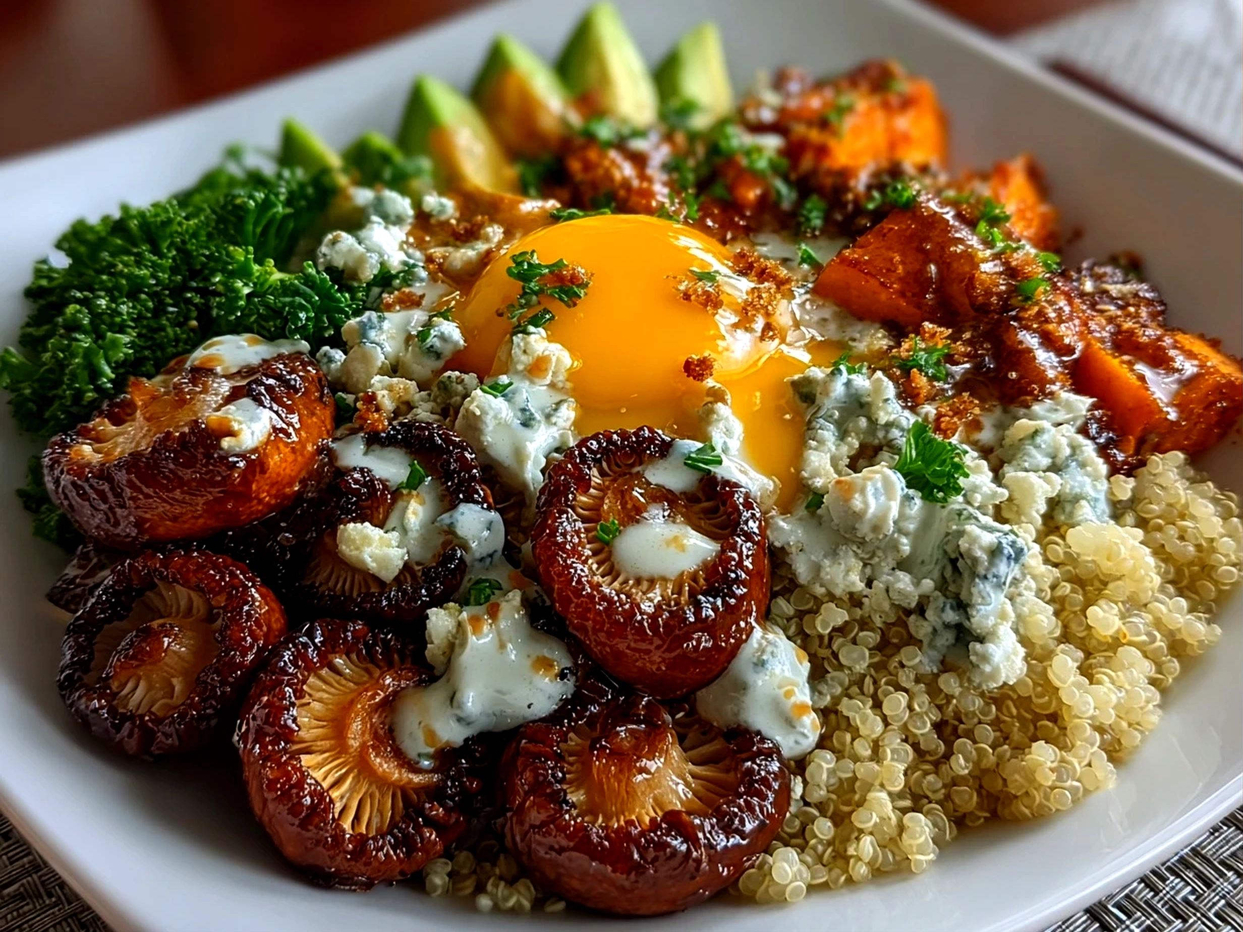 Comforting Superbowl Food Nourish Bowl close-up