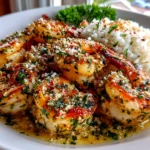Freshly prepared Shrimp Scampi Nourish Bowl