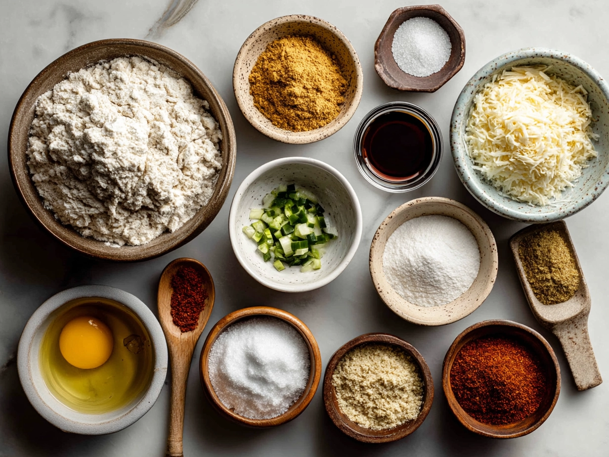 Ingredients needed for Shredded Chicken Enchilada Casserole